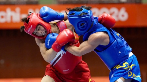 ASIAD 2026: Đinh Văn Tâm giành HCB wushu tán thủ 56kg